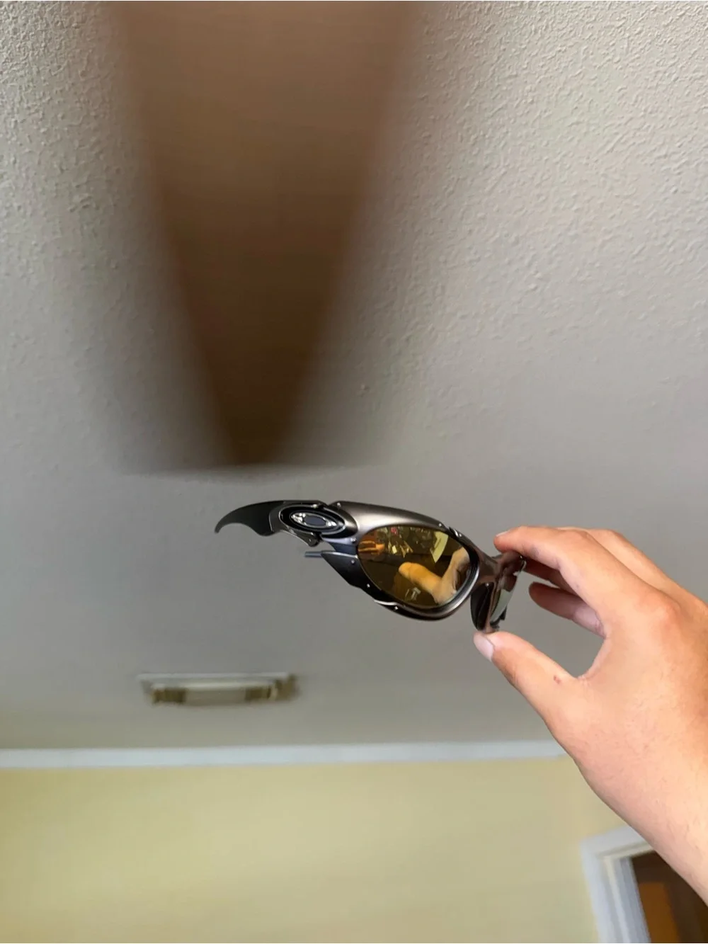 Polarized Sport Sunglasses - Black with Amber Lenses Oakley